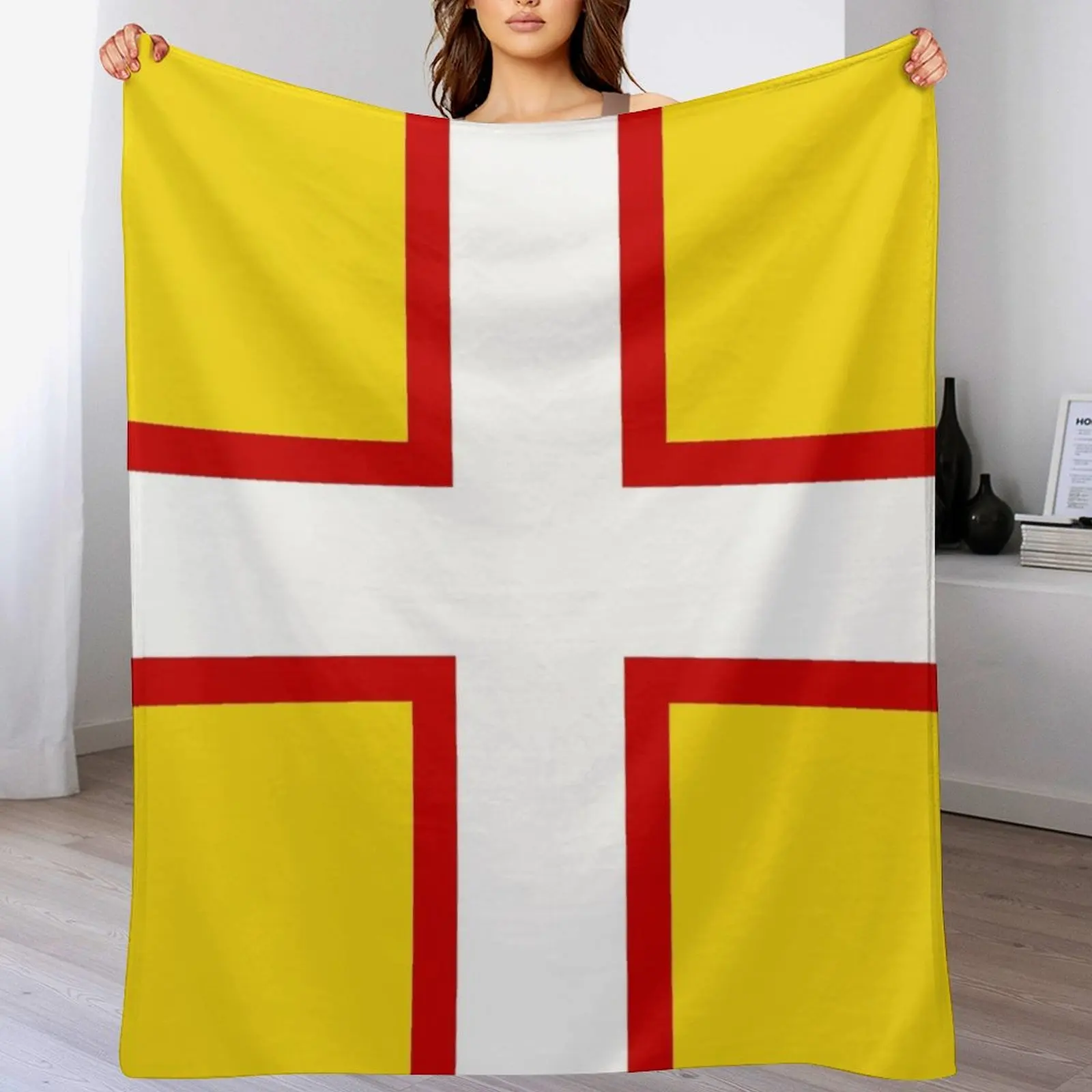 Home Office England - FLAGGE VON DORSET ENGLAND Überwurfdecke, warme