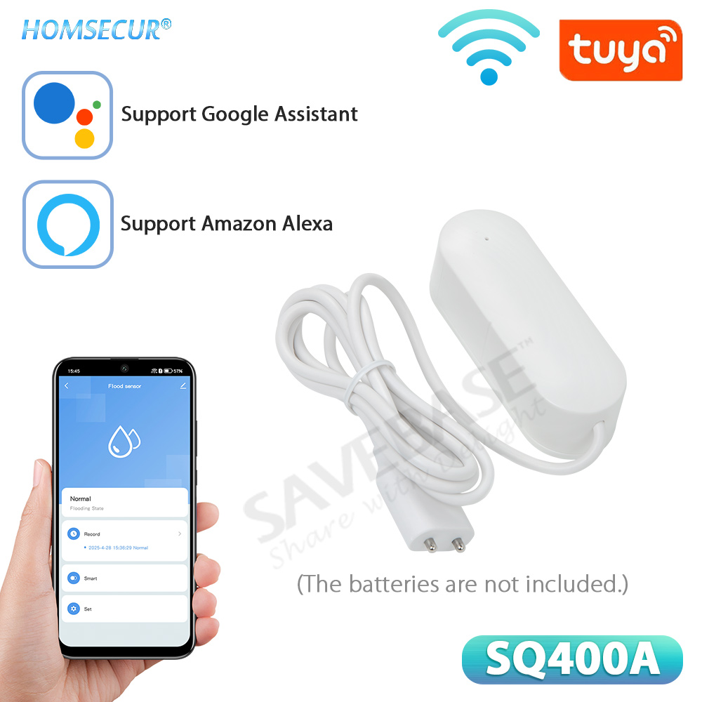 Home Office Google - Drahtloser Wasserleckdetektor 2,4 GHz WIFI Tuyasmart