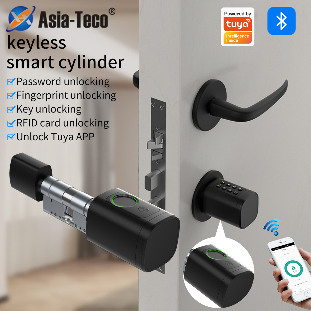 Home Office Google - Unterstützt die Tuya-App, intelligentes Plug-in-Schloss, IP65,