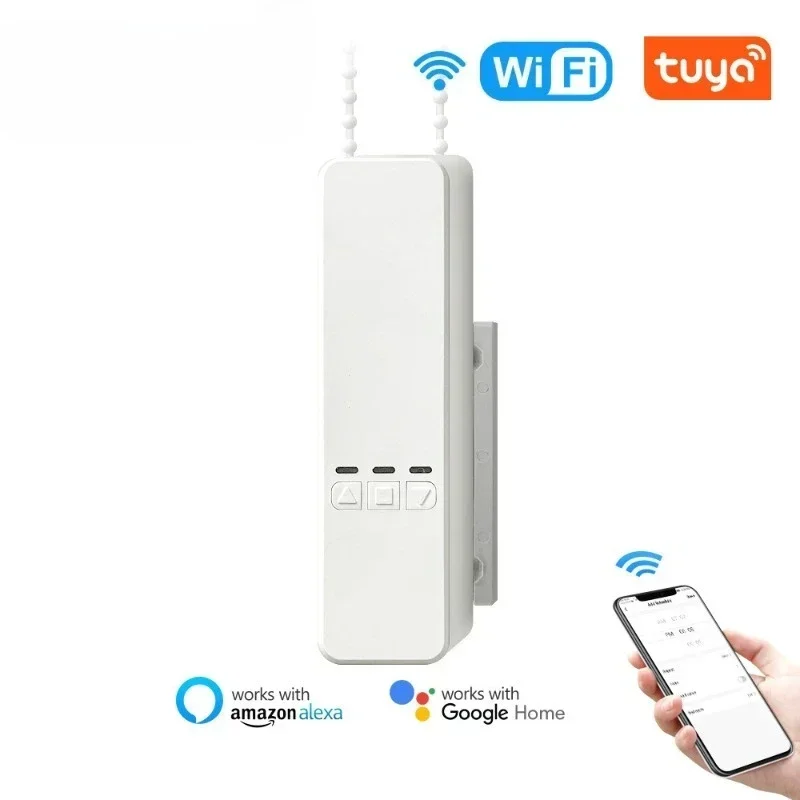 Home Office Google - WiFi-Motor-Rollos, intelligente Steuerung, Vorhang-Auslöser, Antrieb, RF-Fernbedienung,