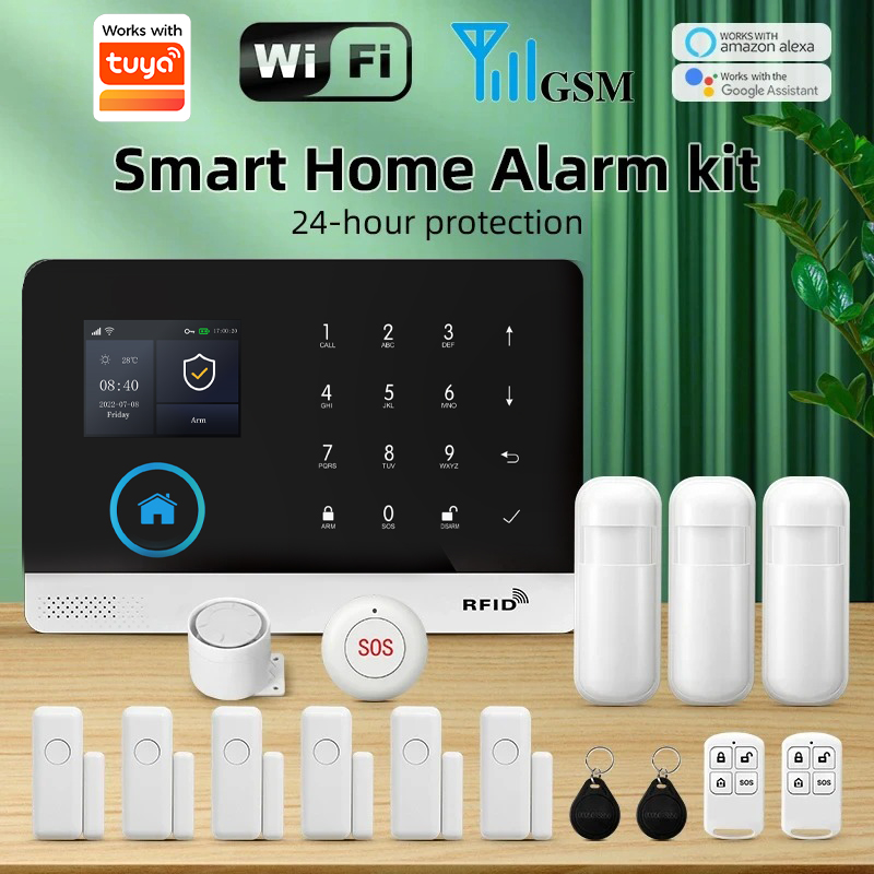 Home Office Google - PGST WIFI GSM Smart Home Sicherheitsalarmsystem