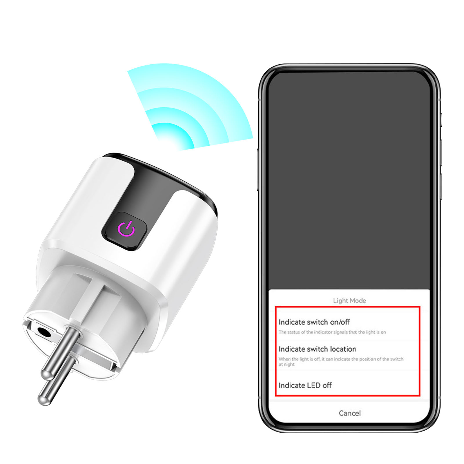Home Office Google - WLAN & BT Smart-Steckdose Kompatibel mit