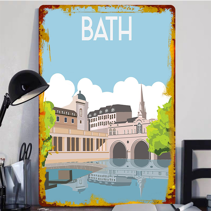Bad England Stadtbild Metall W – Home Office England Bewertung und Preis