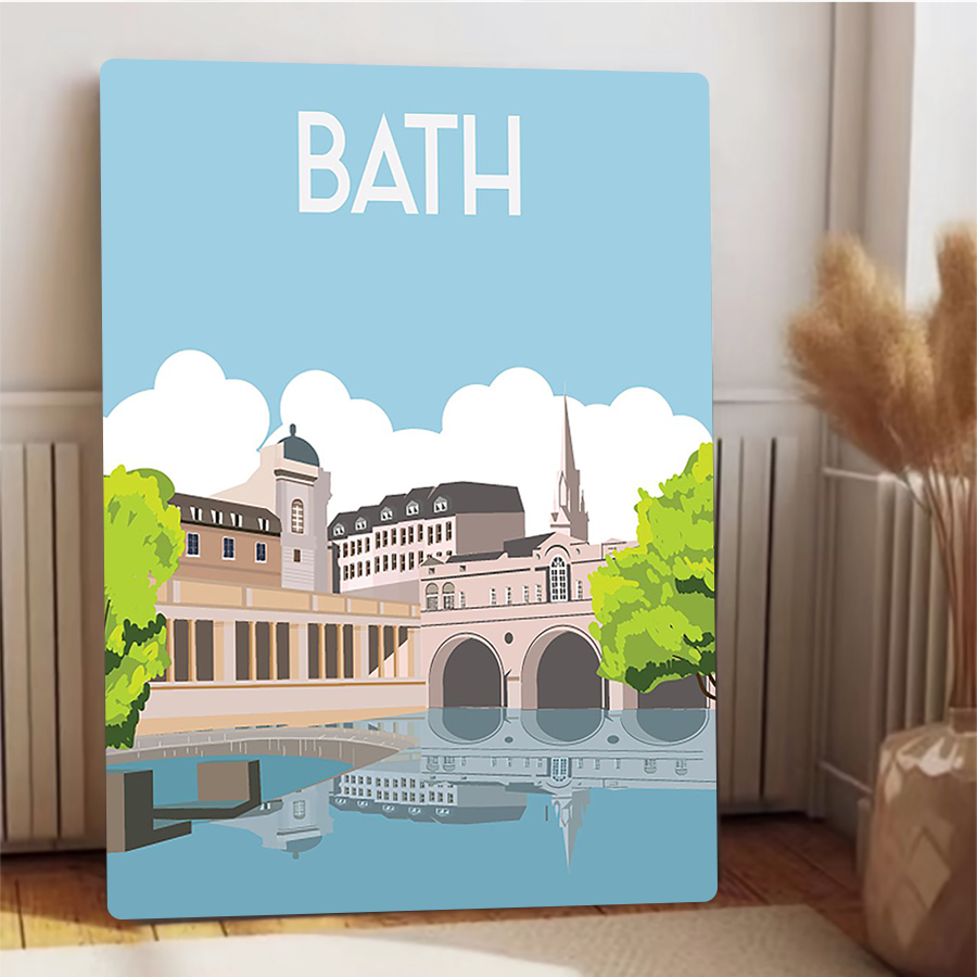 Bad England Stadtbild Metall W – Home Office England Bewertung und Preis