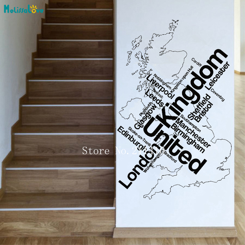 Wand Aufkleber Karte London Un – Home Office England Bewertung und Preis