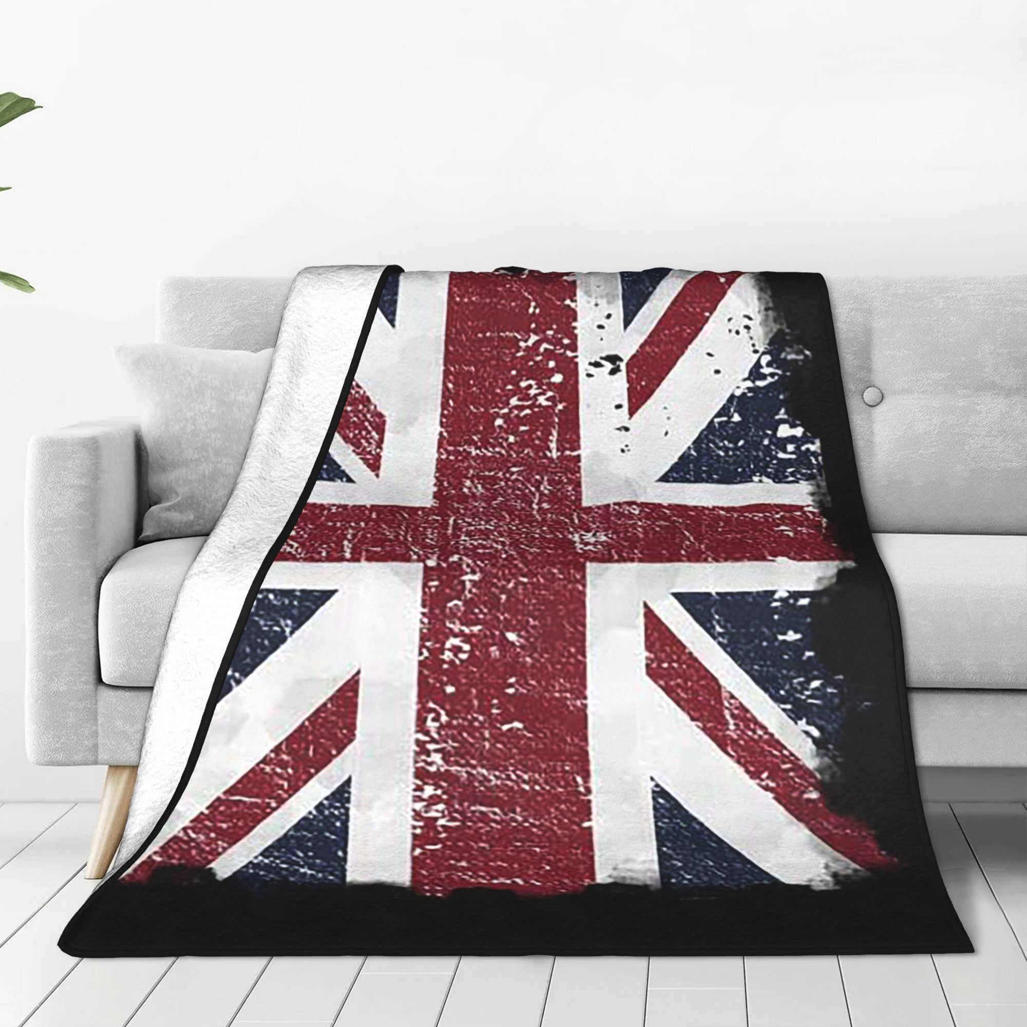 Distressed British Flag Schwar – Home Office British Bewertung und Preis