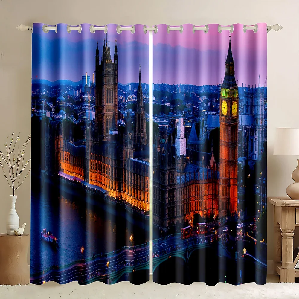 Londoner Gebäude-Fenstervorhän – Home Office England Bewertung und Preis
